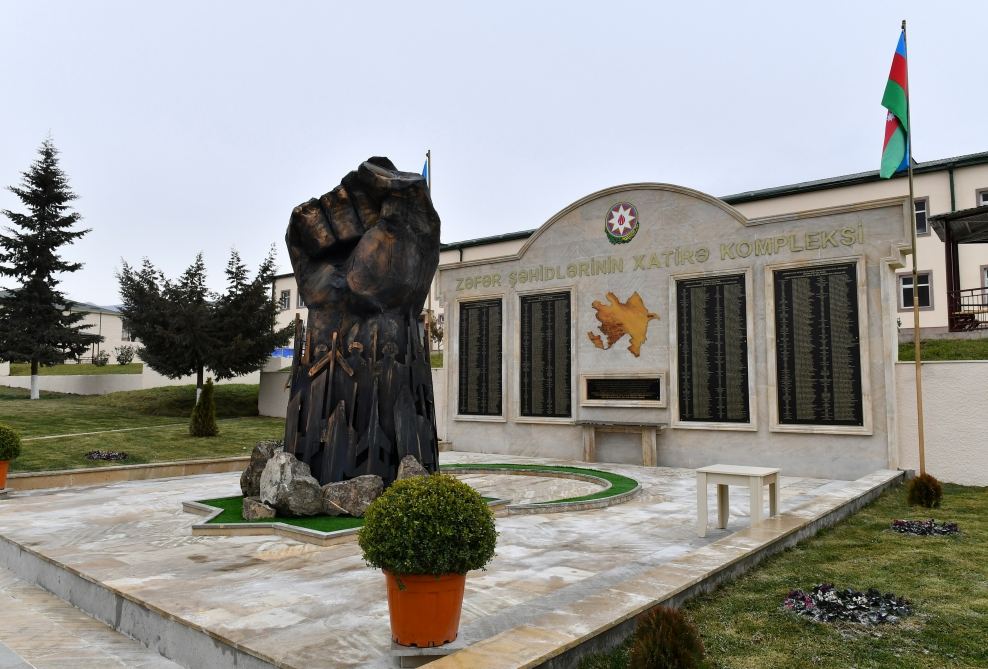 President Ilham Aliyev, First Lady Mehriban Aliyeva attend opening of military unit in Hadrut settlement (PHOTO/VIDEO)