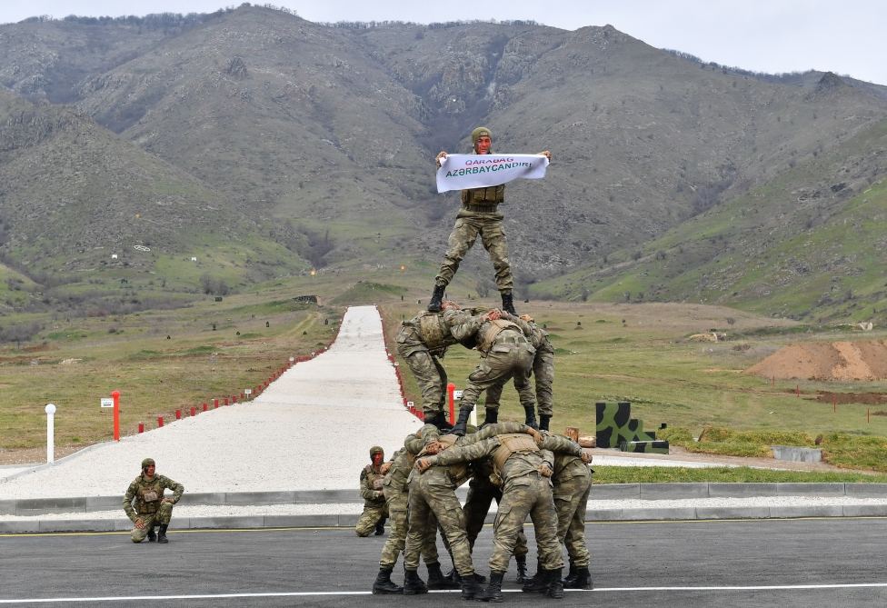 President Ilham Aliyev, First Lady Mehriban Aliyeva attend opening of military unit in Hadrut settlement (PHOTO/VIDEO)