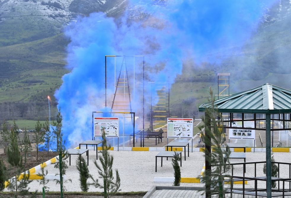 President Ilham Aliyev, First Lady Mehriban Aliyeva attend opening of military unit in Hadrut settlement (PHOTO/VIDEO)