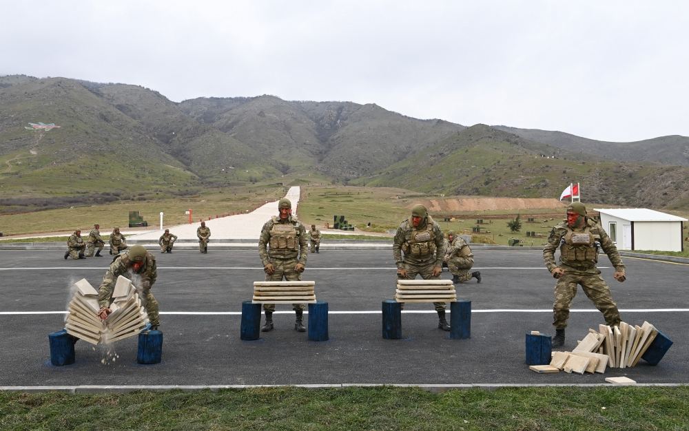 President Ilham Aliyev, First Lady Mehriban Aliyeva attend opening of military unit in Hadrut settlement (PHOTO/VIDEO)