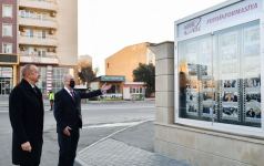 President Ilham Aliyev views new building of AZERTAC (PHOTO/VIDEO)