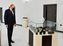 President Ilham Aliyev views new building of AZERTAC (PHOTO/VIDEO)