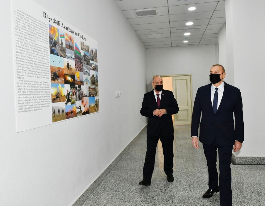 President Ilham Aliyev views new building of AZERTAC (PHOTO/VIDEO)