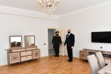 President Ilham Aliyev views apartments for martyr families and servicemen commissioned at MIDA' s Hovsan and Yasamal residential complexes (PHOTO/VIDEO)