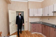 President Ilham Aliyev views apartments for martyr families and servicemen commissioned at MIDA' s Hovsan and Yasamal residential complexes (PHOTO/VIDEO)