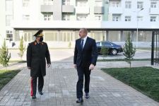 President Ilham Aliyev views apartments for martyr families and servicemen commissioned at MIDA' s Hovsan and Yasamal residential complexes (PHOTO/VIDEO)
