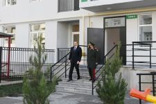 President Ilham Aliyev views apartments for martyr families and servicemen commissioned at MIDA' s Hovsan and Yasamal residential complexes (PHOTO/VIDEO)