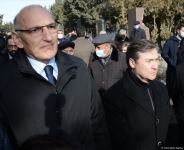 В Баку прошла церемония прощания с выдающимся общественным деятелем Рамизом Абуталыбовым (ФОТО)