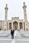Президент Ильхам Алиев и Первая леди Мехрибан Алиева ознакомились с условиями, созданными в новом здании мечети «Ханым Фатимеи Захра» в Ени Гюнешли  (ФОТО/ВИДЕО)
