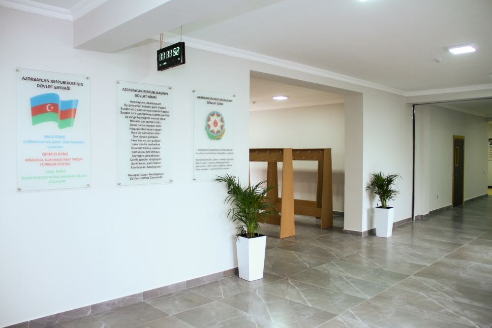 По инициативе Фонда Гейдара Алиева в Геранбое построено новое здание школы (ФОТО)