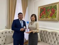 Гюнай Эфендиева удостоена медали Чингиза Айтматова (ФОТО)