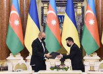 Cостоялась церемония подписания азербайджано-украинских документов с участием Президента Ильхама Алиева и Президента Володимира Зеленского (ФОТО/ВИДЕО)