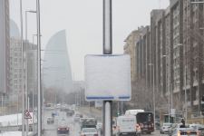Фоторепортаж из заснеженного Баку
