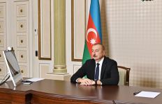 Состоялась встреча между Президентом Ильхамом Алиевым и председателем парламента Монтенегро в видеоформате (ФОТО/ВИДЕО)