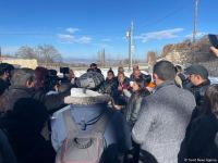 В Шушу прибыл первый рейсовый автобус из Баку (ФОТО/ВИДЕО)