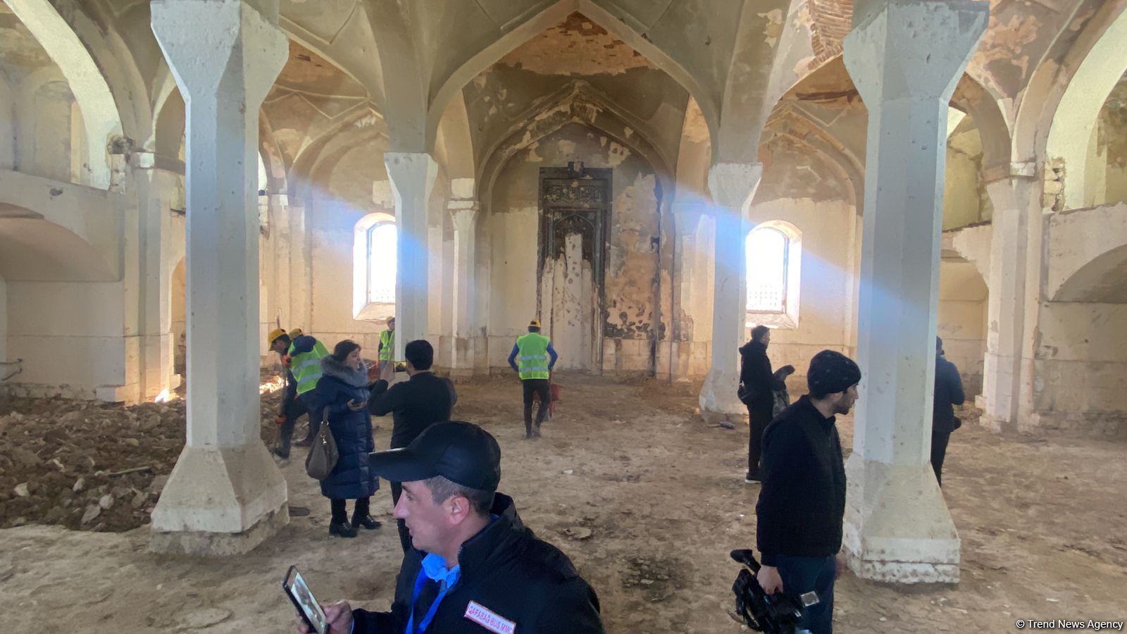 В Агдам прибыл первый рейсовый автобус из Баку  (ФОТО)