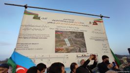 Foundation of new road bridge across Astarachay River laid between Iran and Azerbaijan (PHOTO)
