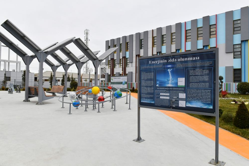 President Ilham Aliyev and First Lady Mehriban Aliyeva attend inauguration of newly built Training and Service Complex in Bina settlement (PHOTO/VIDEO)