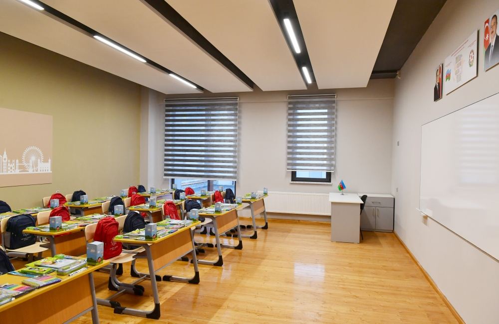 President Ilham Aliyev and First Lady Mehriban Aliyeva attend inauguration of newly built Training and Service Complex in Bina settlement (PHOTO/VIDEO)