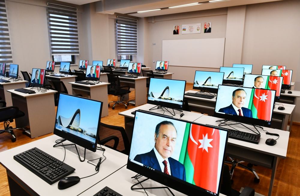 President Ilham Aliyev and First Lady Mehriban Aliyeva attend inauguration of newly built Training and Service Complex in Bina settlement (PHOTO/VIDEO)