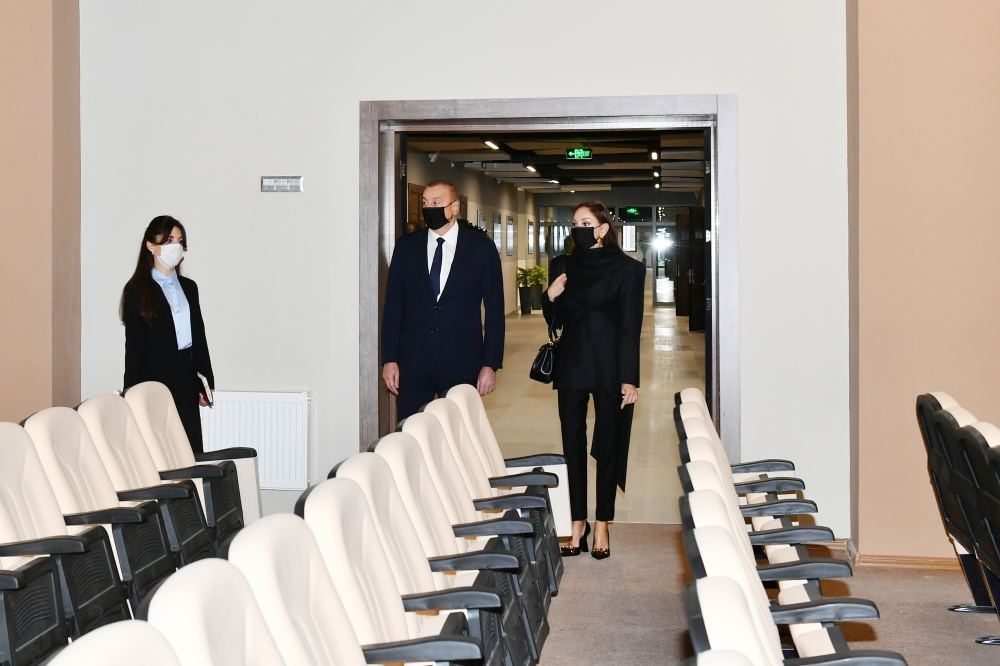 President Ilham Aliyev and First Lady Mehriban Aliyeva attend inauguration of newly built Training and Service Complex in Bina settlement (PHOTO/VIDEO)