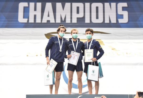 Сeremony of awarding prejunior, adult winners of Azerbaijan and Baku Championships in Trampoline and Tumbling (PHOTO)