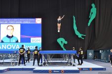 Победители и призеры Первенства Азербайджана и Чемпионата Баку по прыжкам на батуте и акробатической дорожке – церемония награждения (ФОТО)