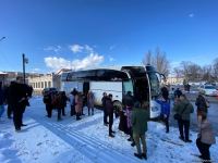 Из Баку в Шушу прибыл очередной пассажирский автобус (ФОТО)