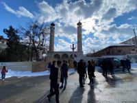 Пассажиры очередного автобусного рейса из Баку ознакомились с достопримечательностями города  Шуша (ФОТО)