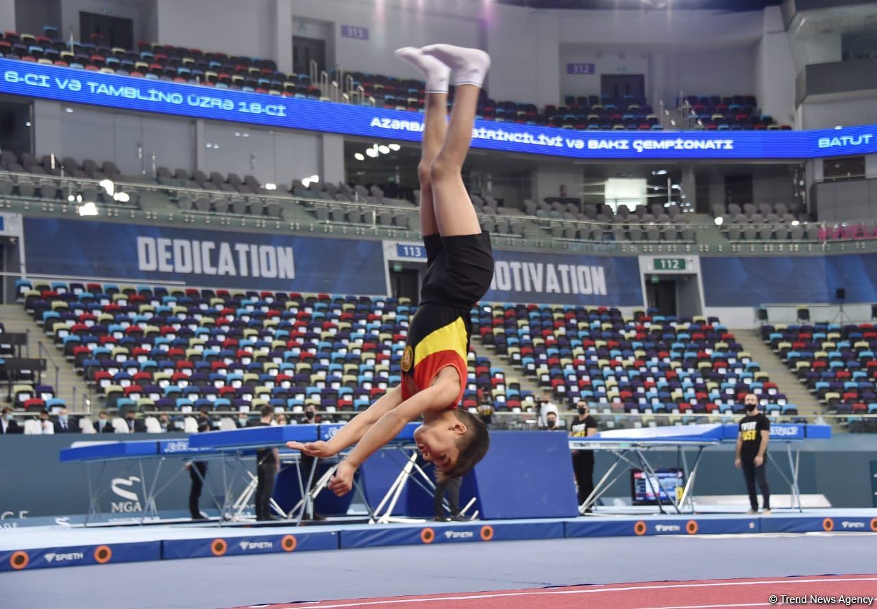 Azerbaijan and Baku Championships in Trampoline and Tumbling kick off (PHOTO)