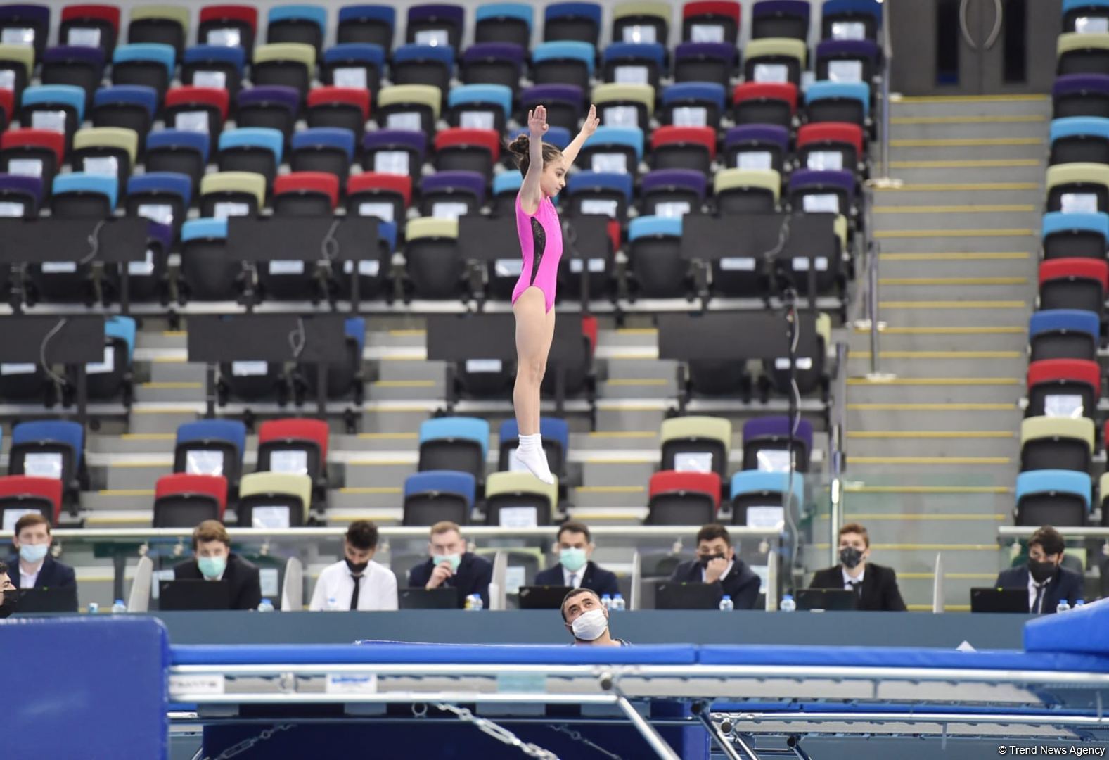 Определились победители Первенства Азербайджана и Чемпионата Баку по прыжкам на батуте и акробатической дорожке – церемония награждения (ФОТО)