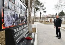 Президент Ильхам Алиев заложил фундамент Гянджинского мемориального комплекса (ФОТО/ВИДЕО)