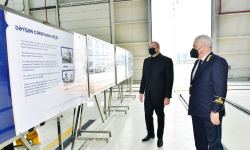 Президент Ильхам Алиев принял участие в открытии Гянджинского локомотивного депо ЗАО «Азербайджанские железные дороги»» (ФОТО/ВИДЕО)