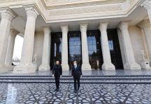 Президент Ильхам Алиев принял участие в открытии нового здания Гянджинского государственного драматического театра (ФОТО/ВИДЕО)