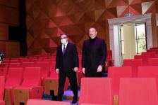 Президент Ильхам Алиев принял участие в открытии нового здания Гянджинского государственного драматического театра (ФОТО/ВИДЕО)