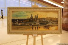 Во Дворце Гейдара Алиева открылась выставка художников, посвященная Дню молодежи (ФОТО)