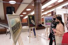 Во Дворце Гейдара Алиева открылась выставка художников, посвященная Дню молодежи (ФОТО)