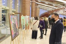 Во Дворце Гейдара Алиева открылась выставка художников, посвященная Дню молодежи (ФОТО)