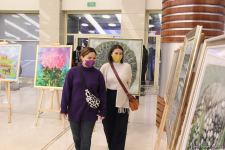 Во Дворце Гейдара Алиева открылась выставка художников, посвященная Дню молодежи (ФОТО)
