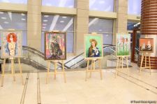 Во Дворце Гейдара Алиева открылась выставка художников, посвященная Дню молодежи (ФОТО)
