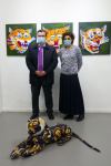 В Париже появились необычные азербайджанские тигры с закодированными символами (ФОТО)