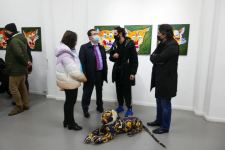 В Париже появились необычные азербайджанские тигры с закодированными символами (ФОТО)