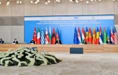 Президент Ильхам Алиев принял участие в VIII министерском заседании в рамках Консультативного совета Южного газового коридора (ФОТО/ВИДЕО)