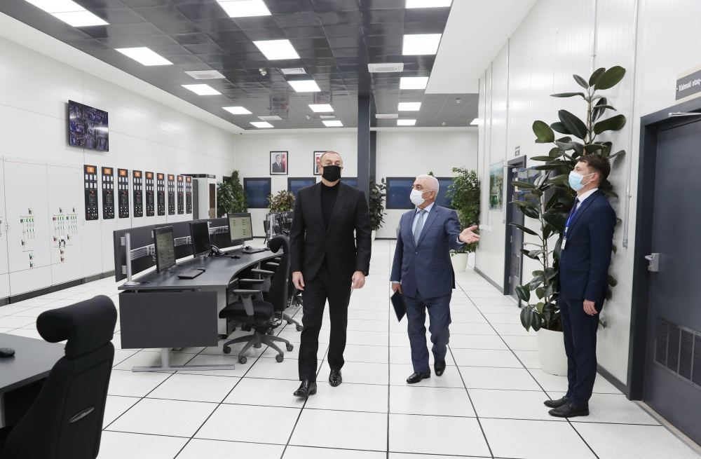 President Ilham Aliyev attends inauguration of “Gobu” Energy Junction (PHOTO/VIDEO)