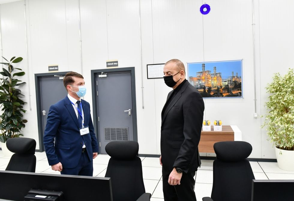 President Ilham Aliyev attends inauguration of “Gobu” Energy Junction (PHOTO/VIDEO)
