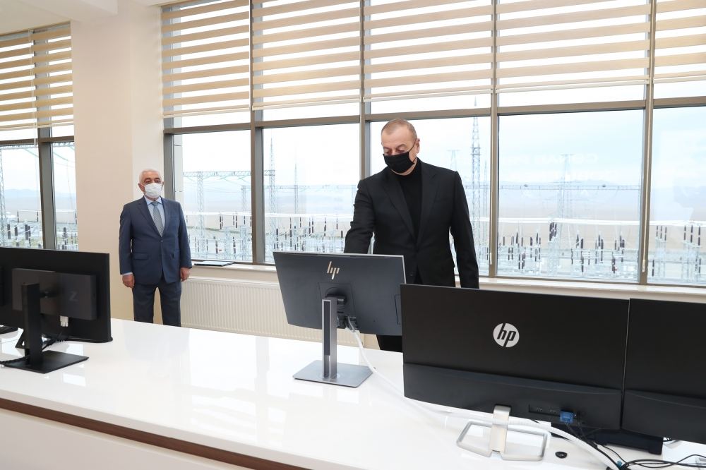 President Ilham Aliyev attends inauguration of “Gobu” Energy Junction (PHOTO/VIDEO)