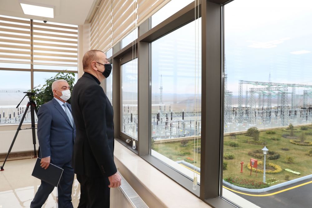 President Ilham Aliyev attends inauguration of “Gobu” Energy Junction (PHOTO/VIDEO)