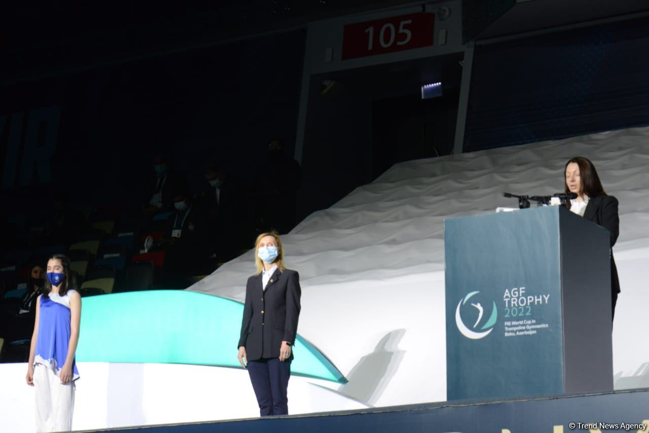 Azerbaijan hosts opening ceremony of FIG Trampoline Gymnastic World Cup (PHOTO)