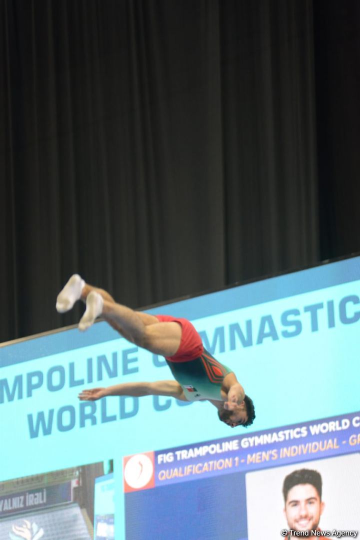 First day of FIG Trampoline Gymnastics World Cup kicks off in Baku (PHOTO)