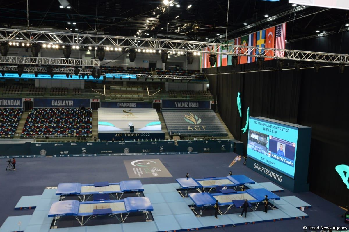 First day of FIG Trampoline Gymnastics World Cup kicks off in Baku (PHOTO)